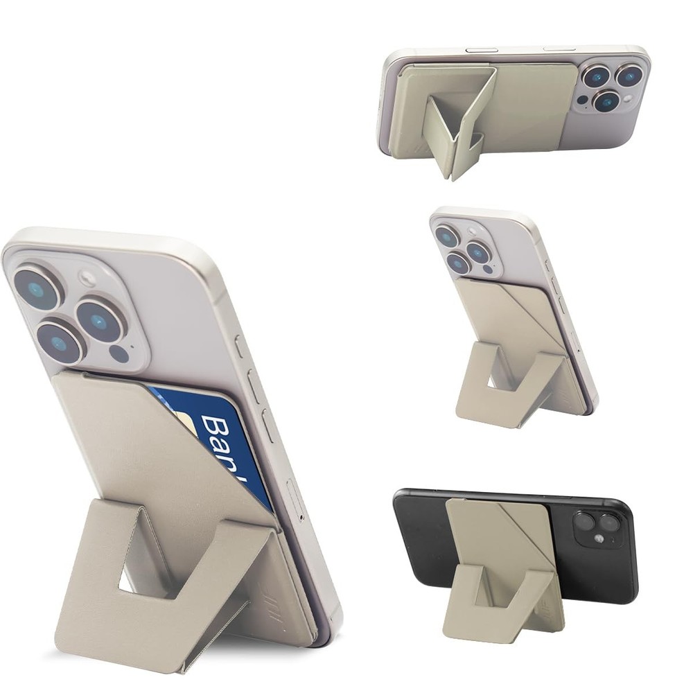 Phone Tripod Wallet for iPhone,Lightweight & Portable Phone Stand,Strong Magn…
