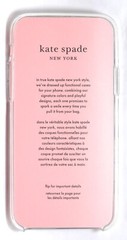 kate spade Clear Case for iPhone 11 Pro/iPhone XS/X, Stones/Hollyhock Floral