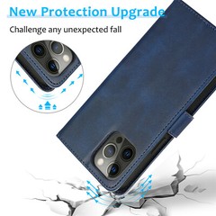 REMOVABLE Magnetic Leather Wallet Case Cover Fr iPhone 16 Pro Max 15 14 13 12 11