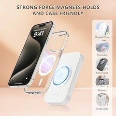 2026 Traveling Portable Wireless Mag-Safe Fast Charging Station,Magnetic Black