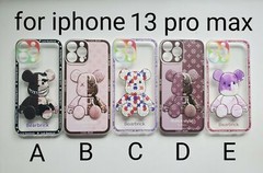 apple iphone 13 pro max case, bear brick, cool bear , robot style