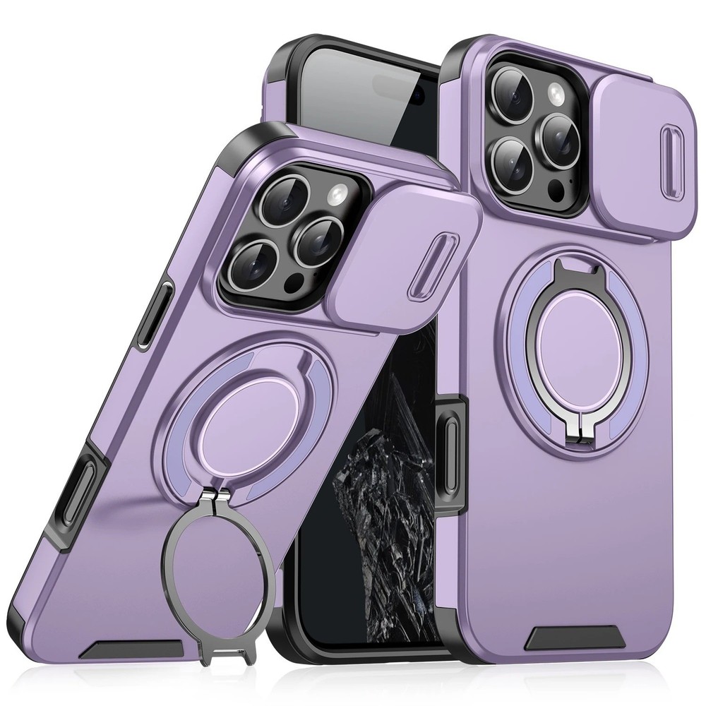Clear Mag Safe Camera Stand Case for iPhone 17 Pro Max 16e 16 15 14 13 12 11
