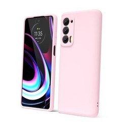 for Motorola/Edge 2021 5G UW Phone Case Liquid Moto Edge 2021 Light Pink