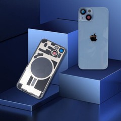 New For iPhone 14 14 Plus Back Cover Glass Big Cam Hole Replacement With Tool US