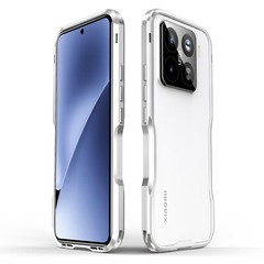 Luxury LUPHIE Shockproof Armor Metal Bumper Screw Case For Xiaomi 15 Pro / 15 5G