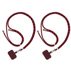 New2in1 Pack Universal Phone Lanyard Case Cover Holder Sling Necklace Strap Cord