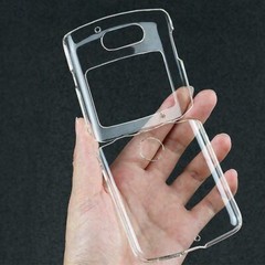 Shock Absorption Clear Ultra Slim Back Hard PC Cover for Motorola razr 5G (2020)