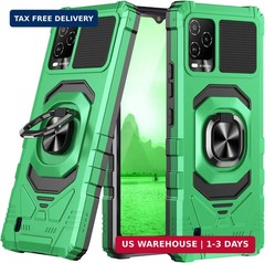 TJS Compatible for BLU View 5 Pro B170D Case, with Tempered Glass Screen Protect