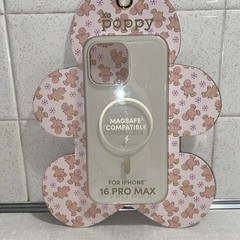 XO Poppy For iPhone 16 Pro Max Cover Case NWT Cream Off White NEW