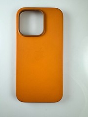 Original Apple Leather Case for iPhone 14 Pro Golden Brown engineering DOE piece