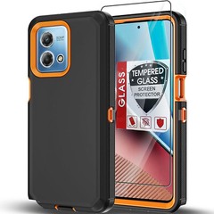 For Motorola Moto G Power 5G 2024 Case Phone Cover Shockproof + Tempered Glass