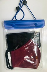 3 Packs Universal Waterproof Case Big Phone Dry Bag Pouch Multiple Color Unisex 