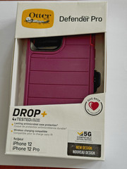 OtterBox Defender Pro Series Case Berry Potion for Apple iPhone 12 and 12 Pro