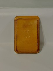 Apple Leather Wallet Magsafe (for iPhone) – Golden Brown Genuine OEM Used