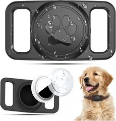 1 Pack Waterproof Dog Collar Holder Lightweight & & Durable Silicone Case