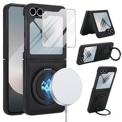 Hybrid Cover For Samsung Galaxy Z Flip 7 6 5 4 Magnetic Case w/ Screen Protector