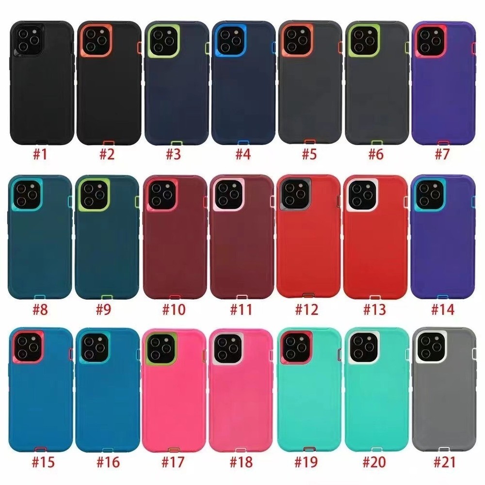 10pcs/lot Hybrid Defender Shockproof Case For iPhone 17 Sam A15 A06 S25 A35 Moto