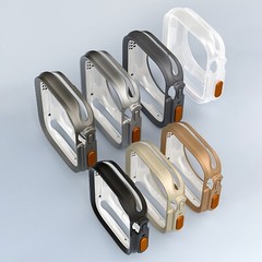For Apple Watch 9/8/7/6/5/4/SE Case Aluminum Frame Soft TPU Cover 45/44/41/40mm