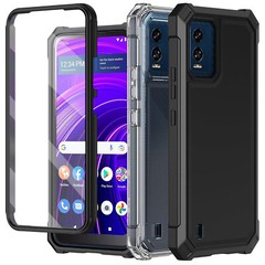 For TCL K24 T434D Phone Case Full Body Cover + Built-in Screen Protector