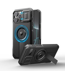 Dexnor Case for iPhone 16 Pro Max Magnetic Rugged Shockproof with Camera Cover