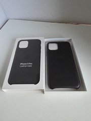 Apple Leather Case for iPhone 11 Pro – Black
