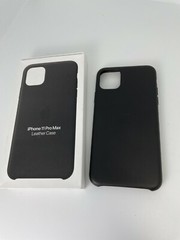 GENUINE Apple Leather Case for iPhone 11 Pro Max 6.5″ MX0E2ZM/A Black