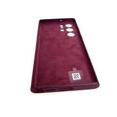 Samsung Galaxy S22 Ultra Burgundy Gel Material Case Damaged Corners USA Seller