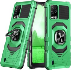 TJS Compatible for BLU View 5 Pro B170D Case, with Tempered Glass Screen Protect