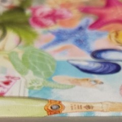 Multicolor Tropical Patterned Back Case For iPhone 15