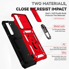 Phone Case 2 in 1 Military-Grade with Screen Protector for Samsung Galaxy S22