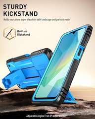 For Samsung Galaxy A16 5G Case Poetic Built-in Screen Cover with Kickstand