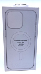 Apple OEM iPhone 15 Pro Max Clear Case, Wireless Charging Compatible