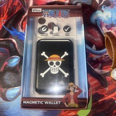 ONE PIECE Straw Hat Magnetic Card Wallet FOR Apple iPhone Mag Safe Compatible