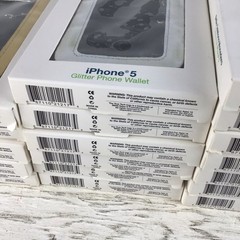 Lot of 18 NOS iPhone 5 Phone Case and Wallet Glitter Pink Silver Gold True Tech