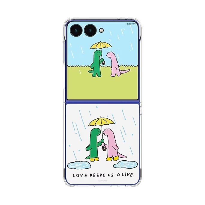 Samsung x JOGUMAN Galaxy Z Flip7 Flipsuit Card with Case RAIN Unique Iconic